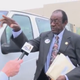 City Commissioner Amos Newsome in altercation with WTVY reporter Ken Curtis Oct. 6, 2015, in Dothan, Ala.
WTVY